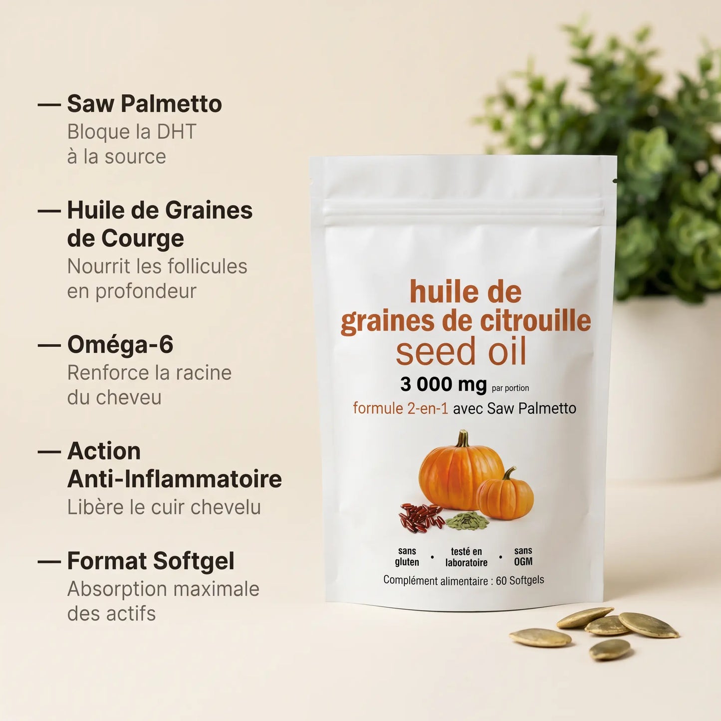 Formule DHT | Softgels Capillaires 3 Sachets